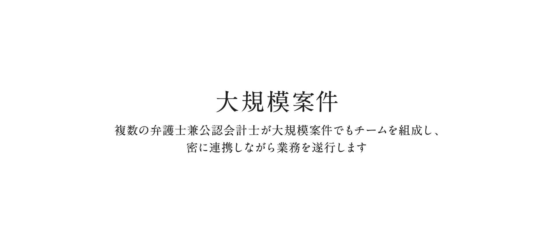 大規模案件